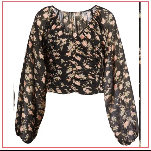 NWT Free People New Final Rose Blouse - Picture 7 of 9